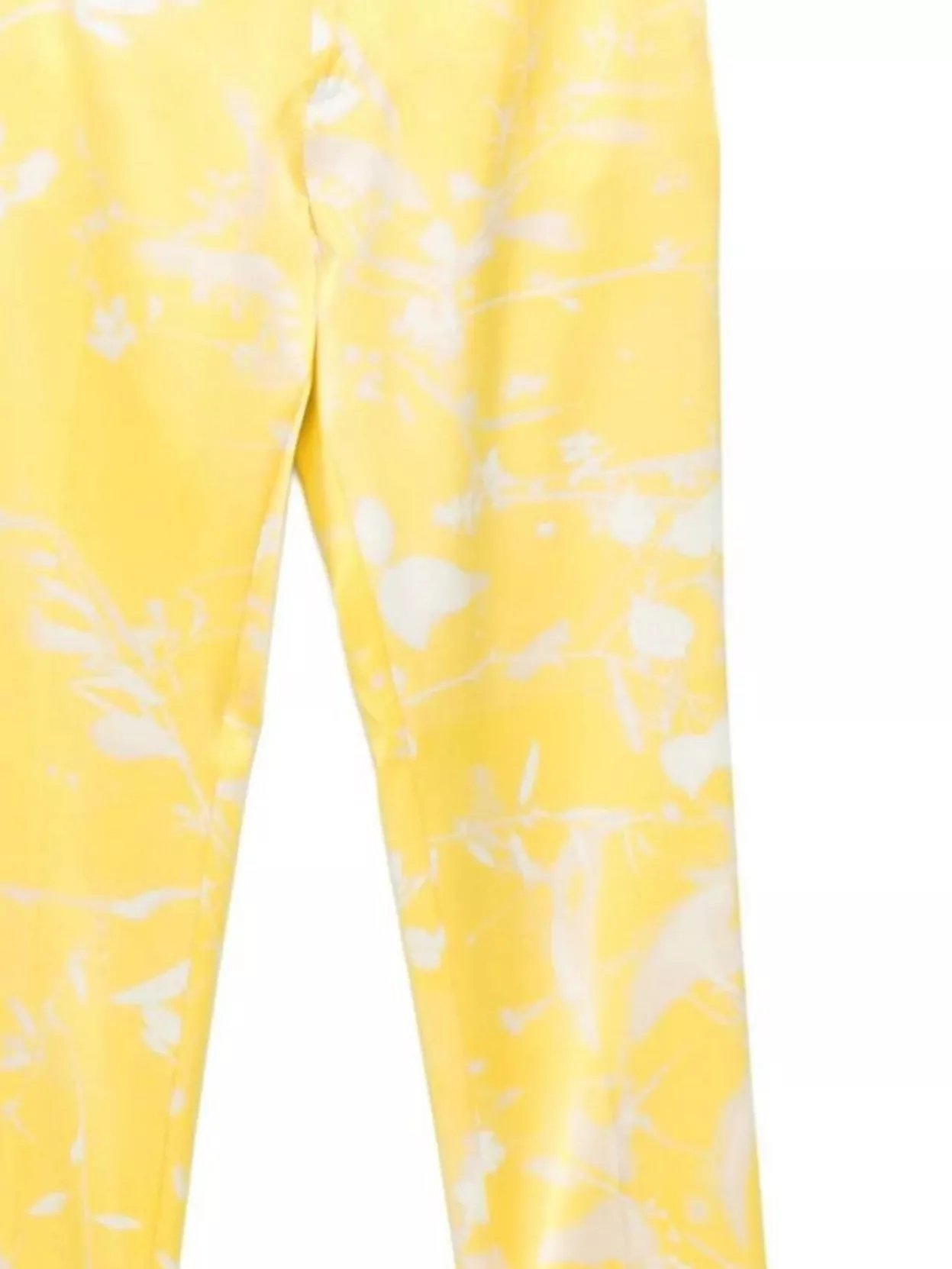 Fabiana Filippi Leaf Print Trousers Featuring Pockets