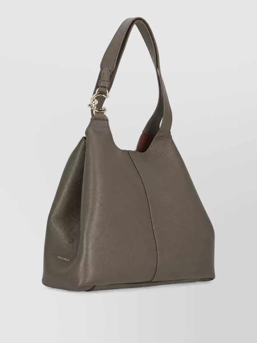 Coccinelle Leather Shoulder Tote Bag