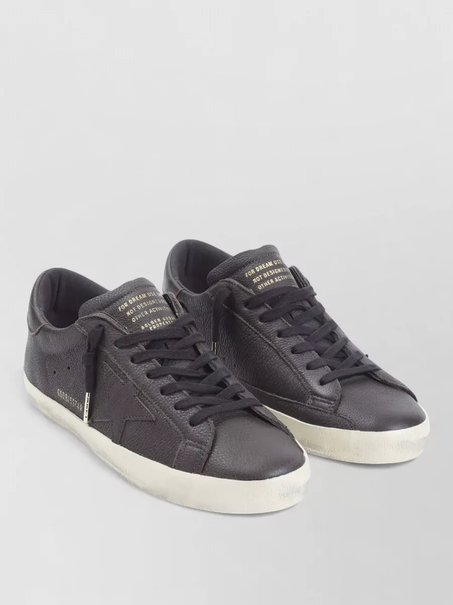Golden Goose leather low-top sneakers