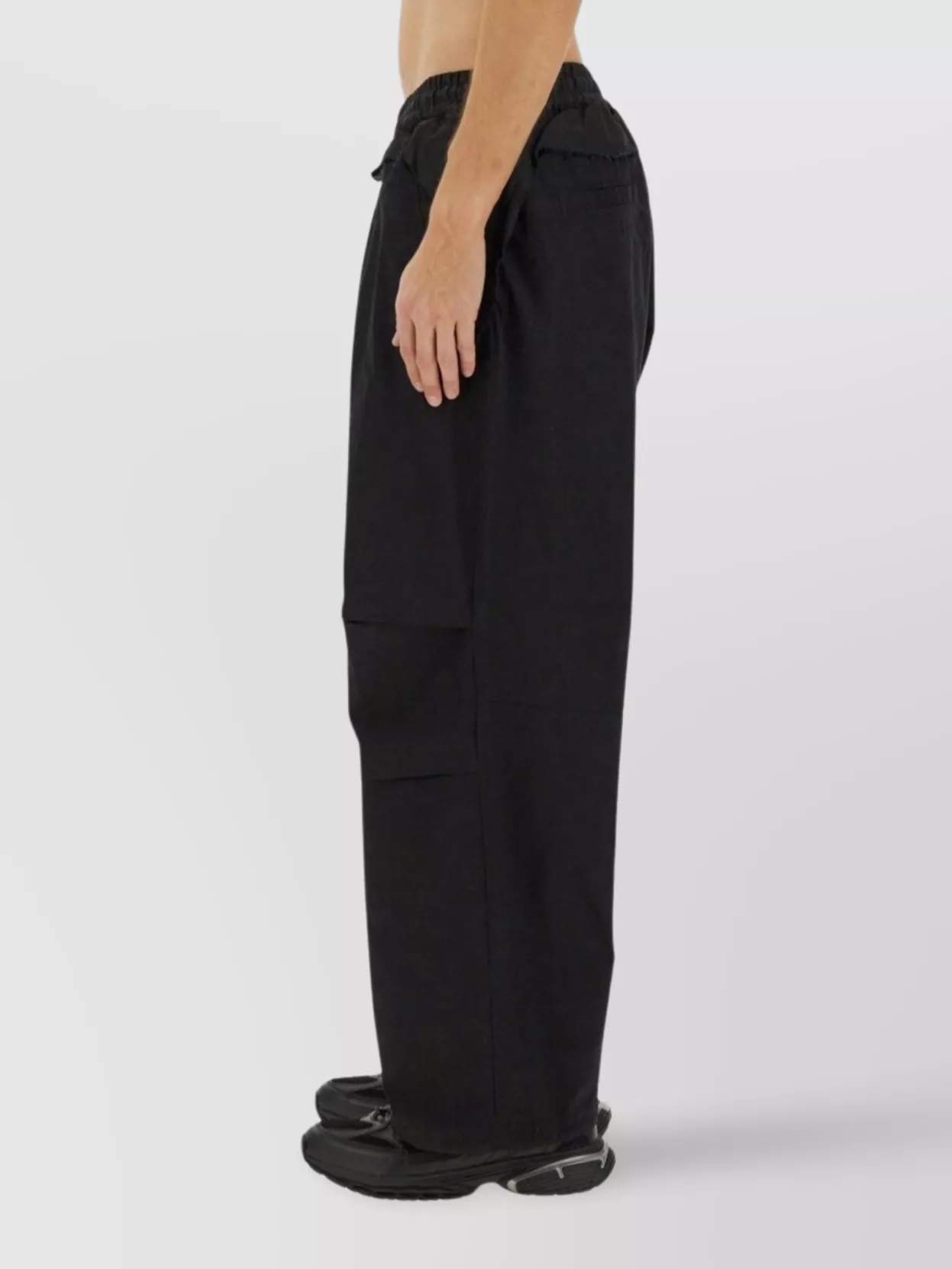 Diesel "Gustaf" Layered Wide Leg Trousers