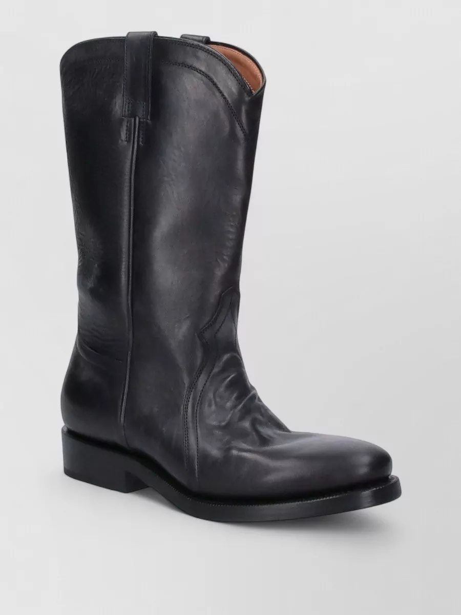 Jil Sander Leather Ankle Boots