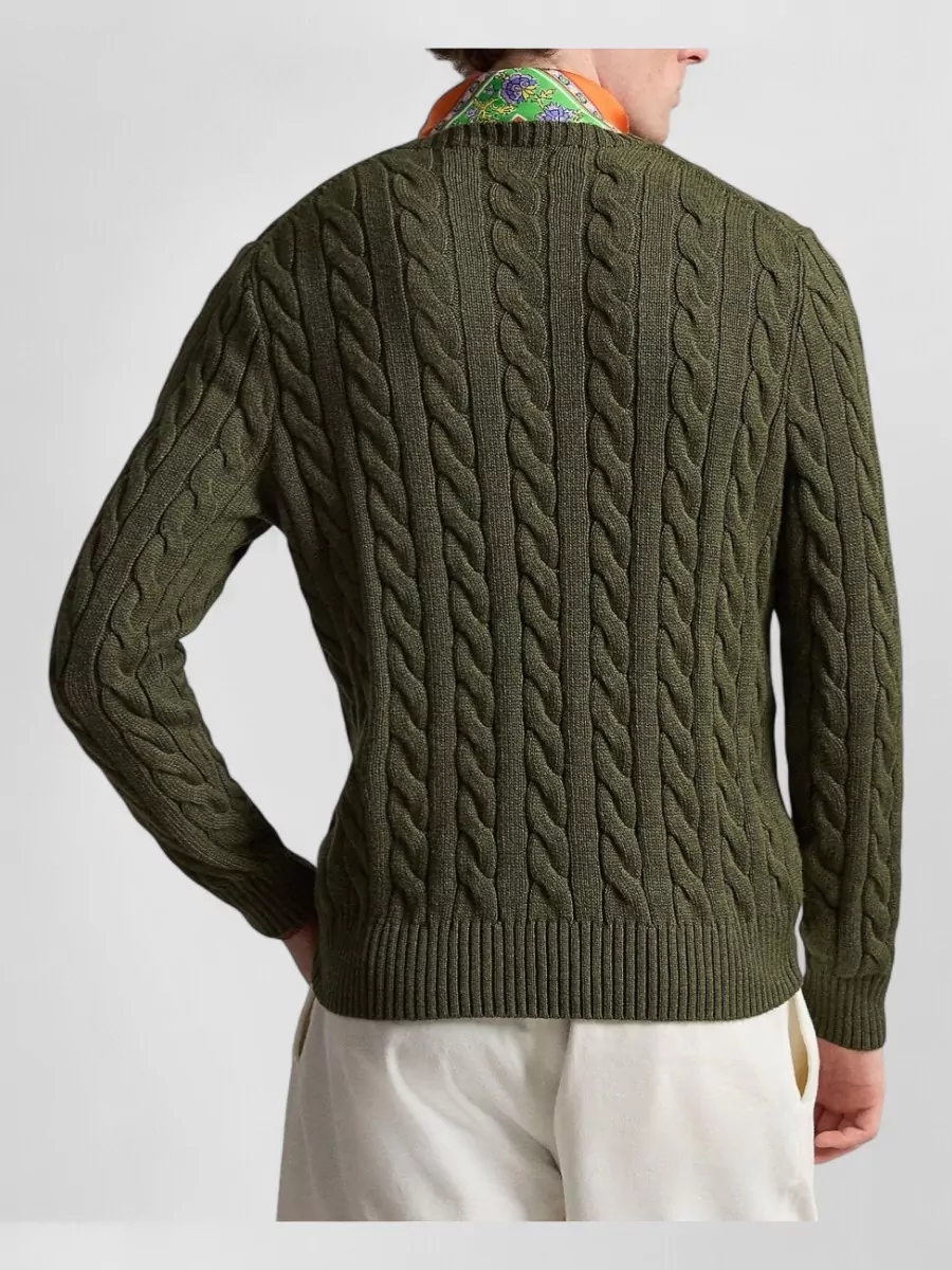 Polo Ralph Lauren Cable-Knit Cotton Crewneck Jumper