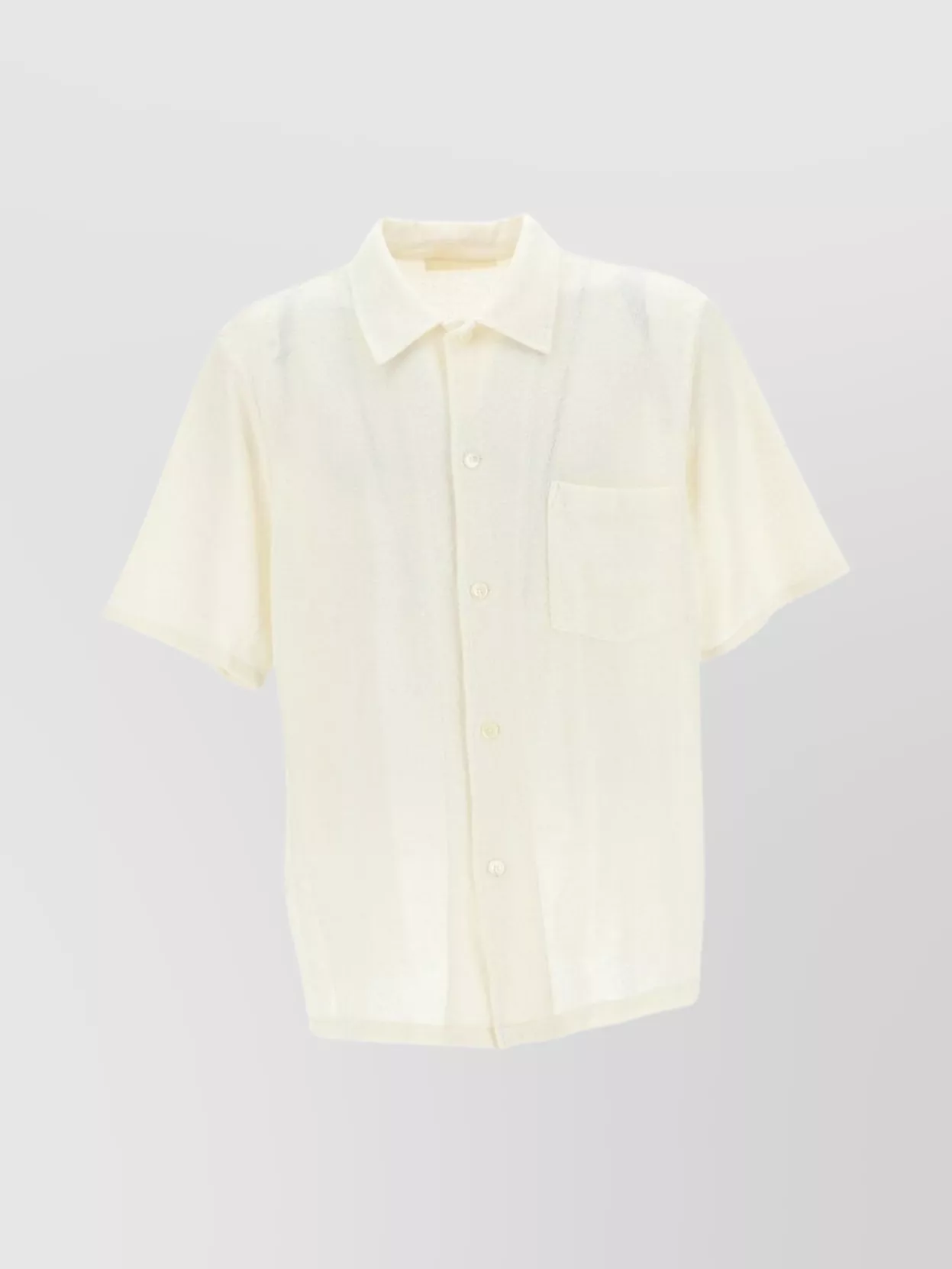 Our Legacy Pocket Shirt Manches Courtes In White