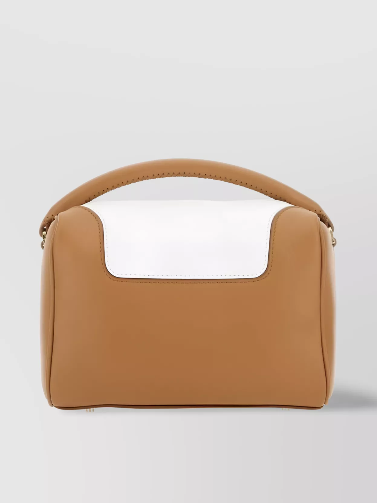 Shop Elleme Modern Structured Tote Bag In Brown