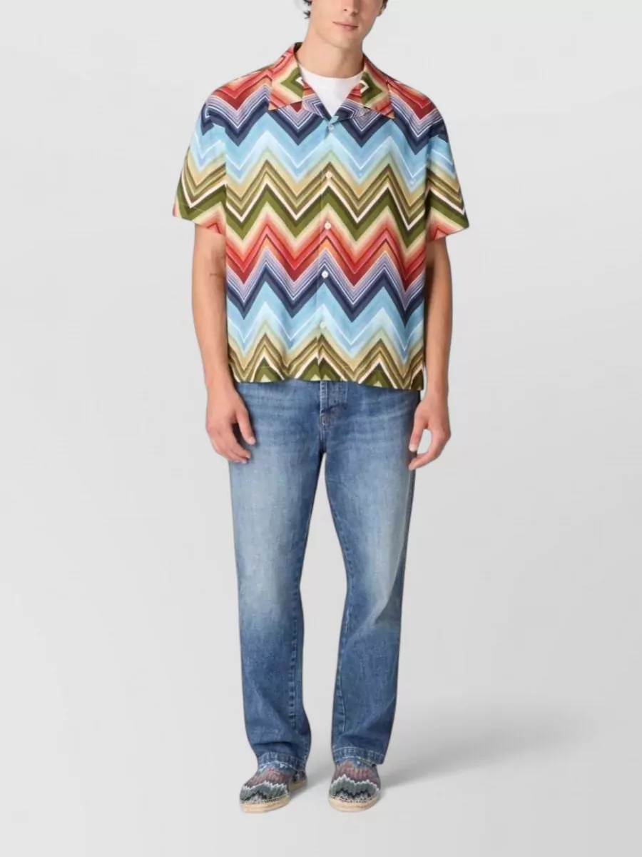 Missoni Printed Short-Sleeve Shirt