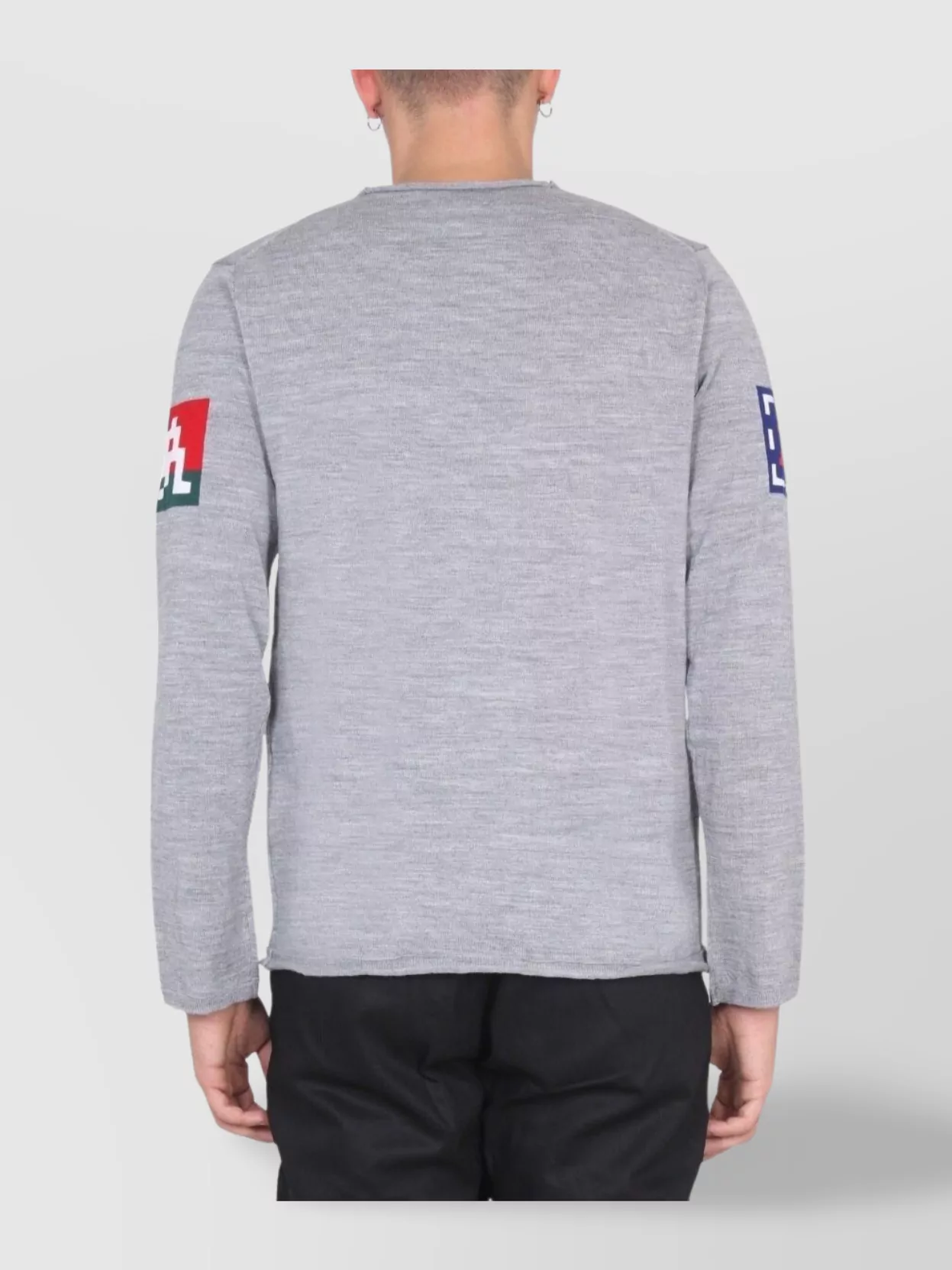 Comme Des Garçons Crew Neck Wool Jersey Sweater