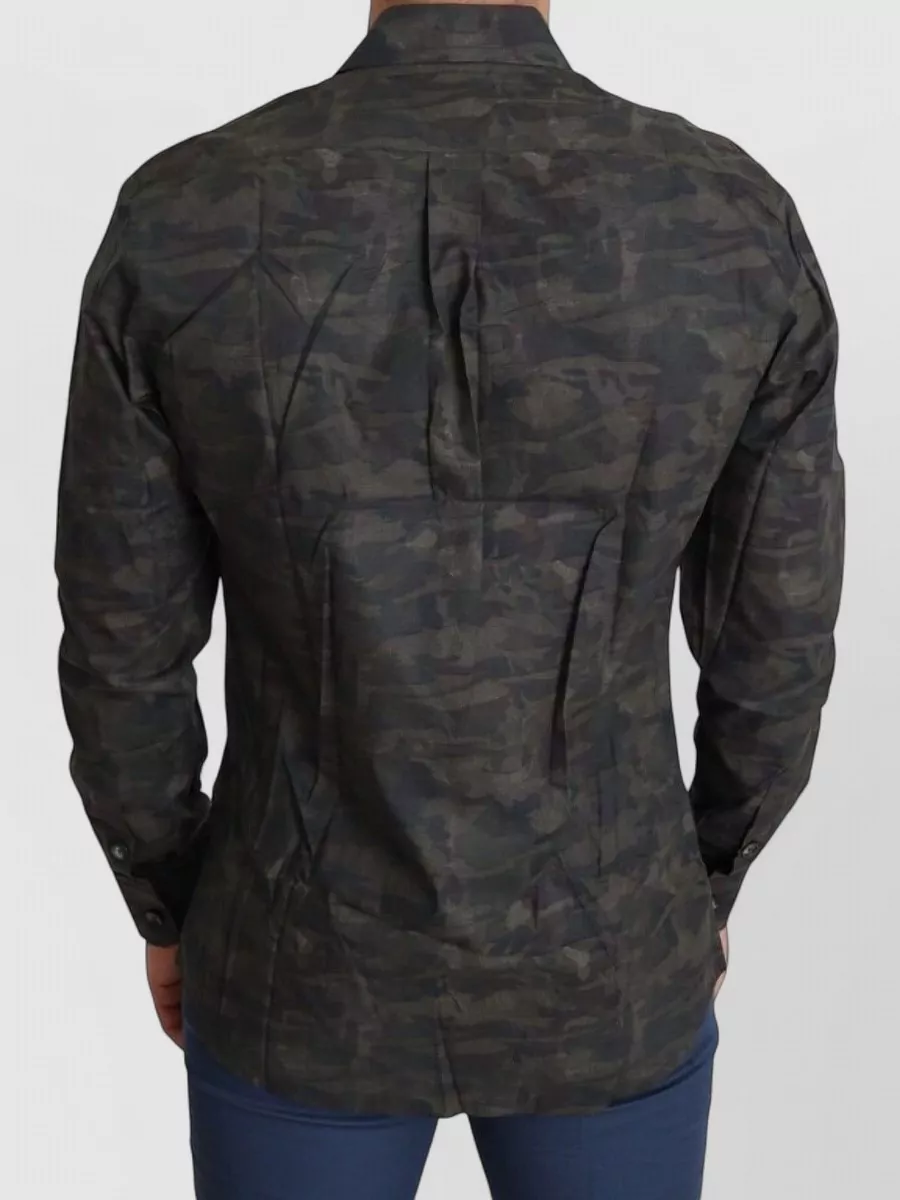Dolce&Gabbana Camouflage Print Long-Sleeve Shirt
