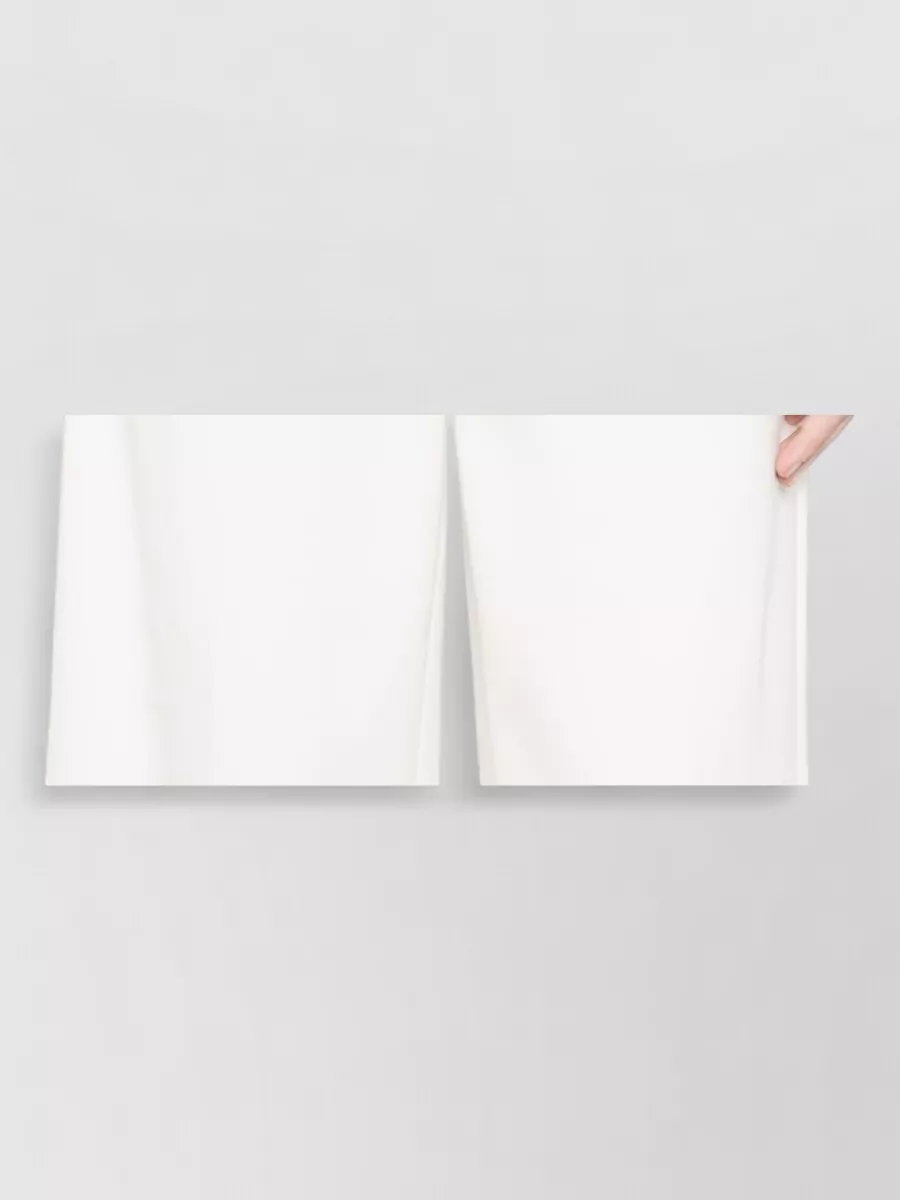 Max Mara High Waist Trousers Side Pockets Wide Leg