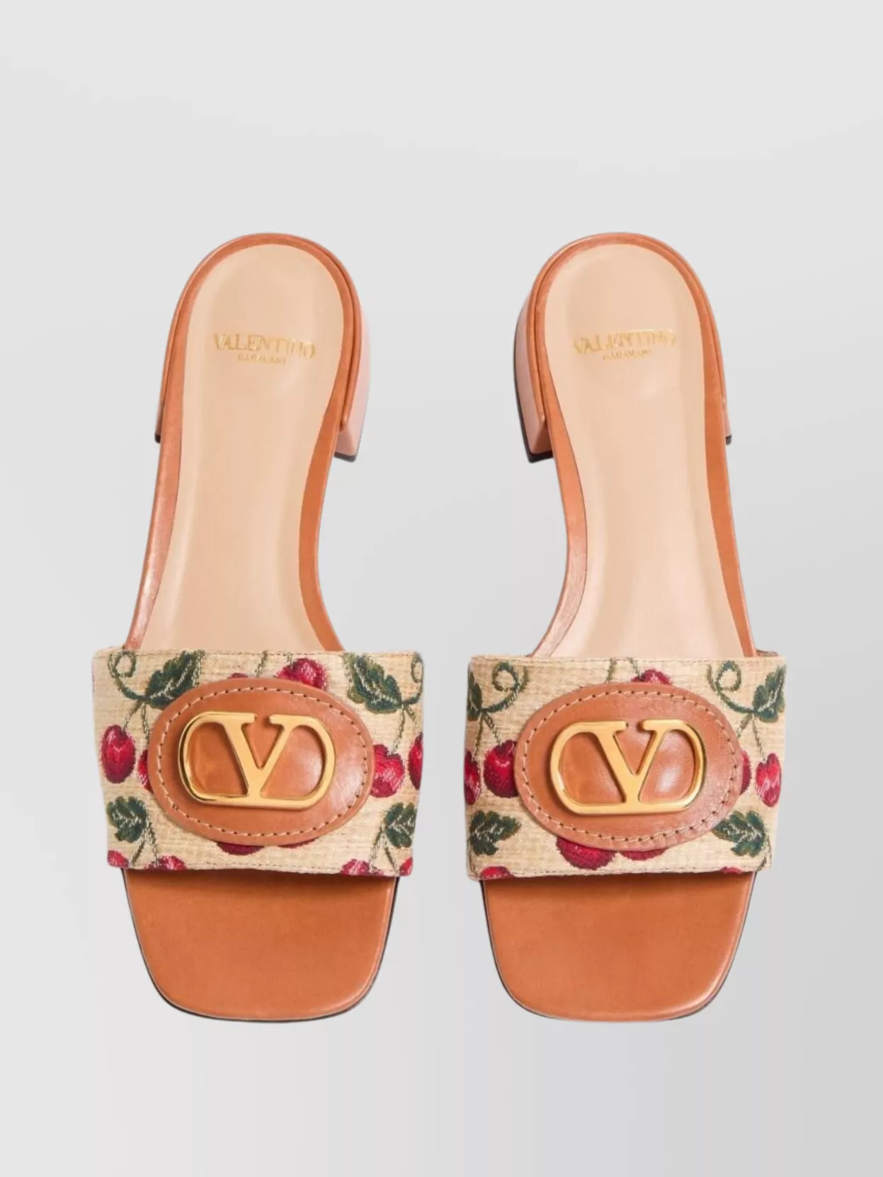 Valentino Garavani Vlogo Signature Slide Sandal In Multi