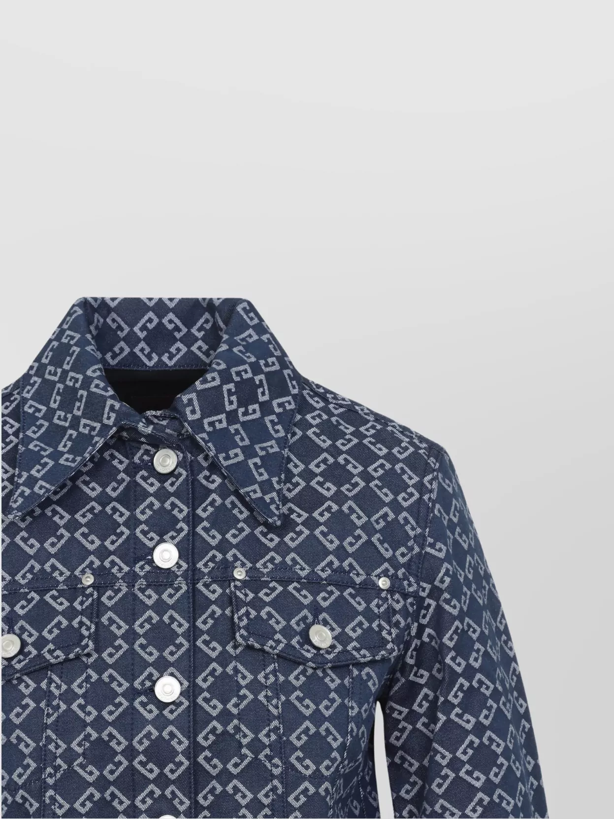 Givenchy Monogram Logo Jacquard Denim Jacket