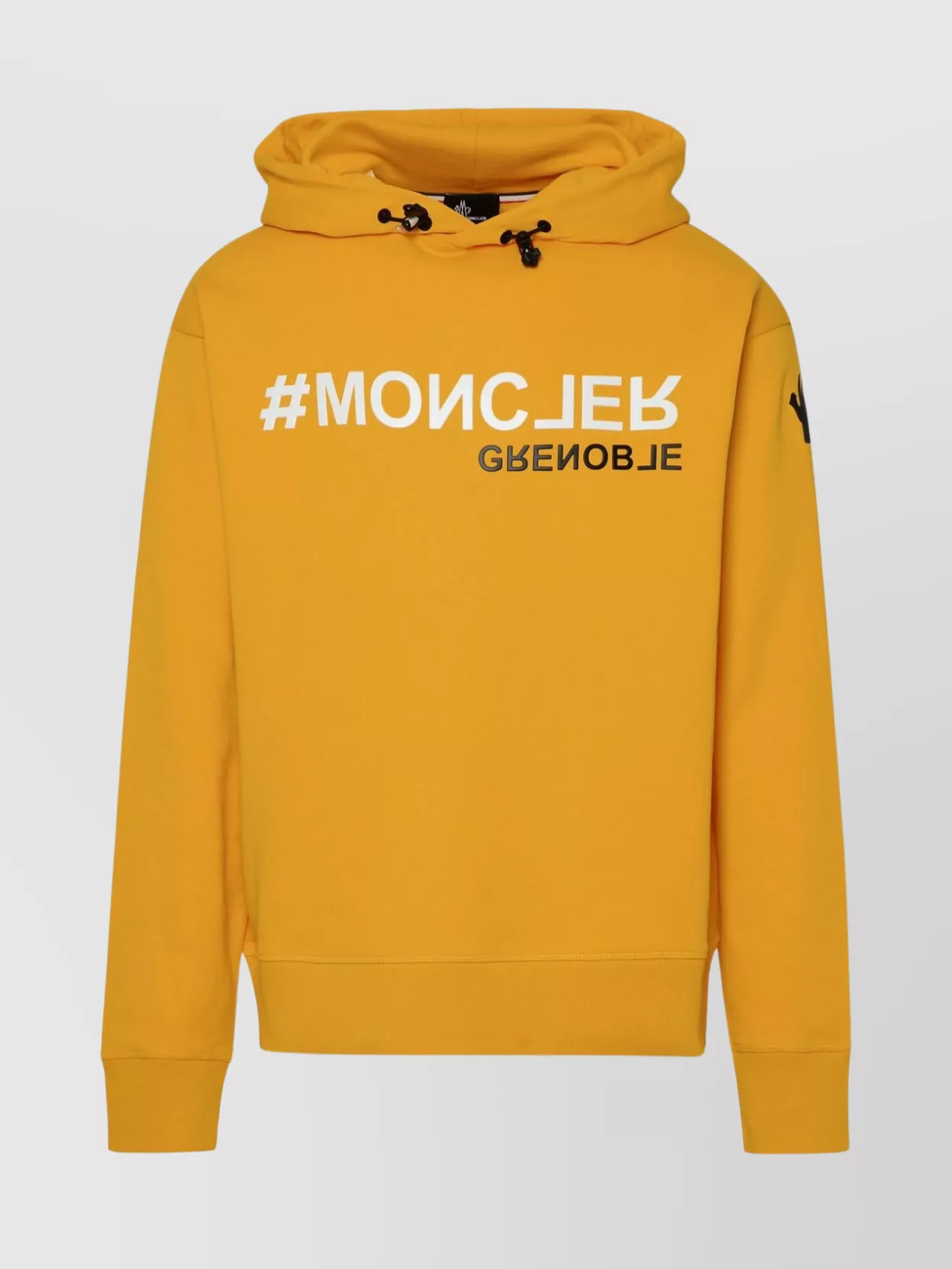Shop Moncler Printed Jersey Sweatshirt Hood