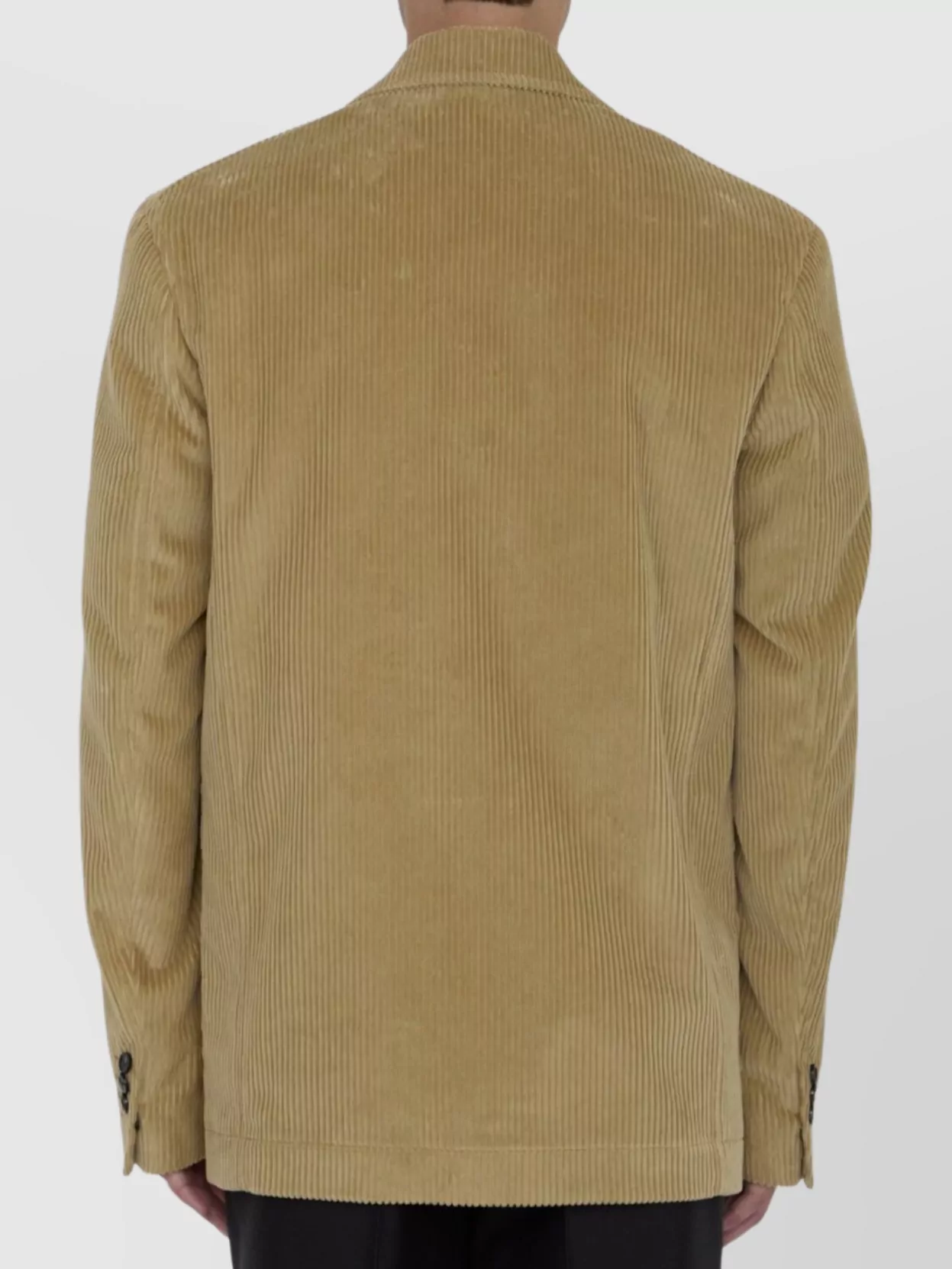 Bottega Veneta Lapel Corduroy Jacket Flap Pockets