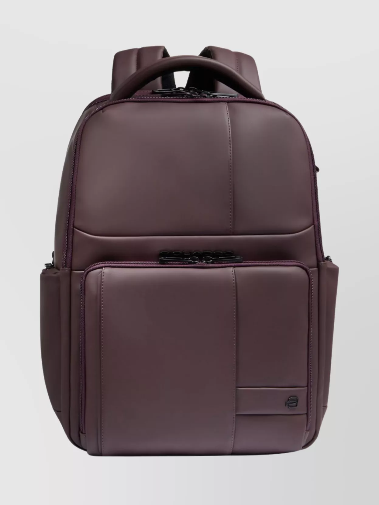 Piquadro Expandable Laptop Backpack For Travel And Work In Black