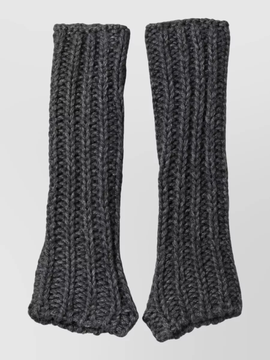 Dolce&Gabbana knitted fingerless arm warmer gloves