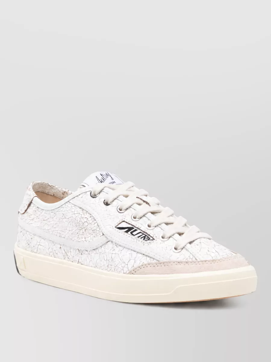 Autry Low-Top Leather Lace-Up Sneakers