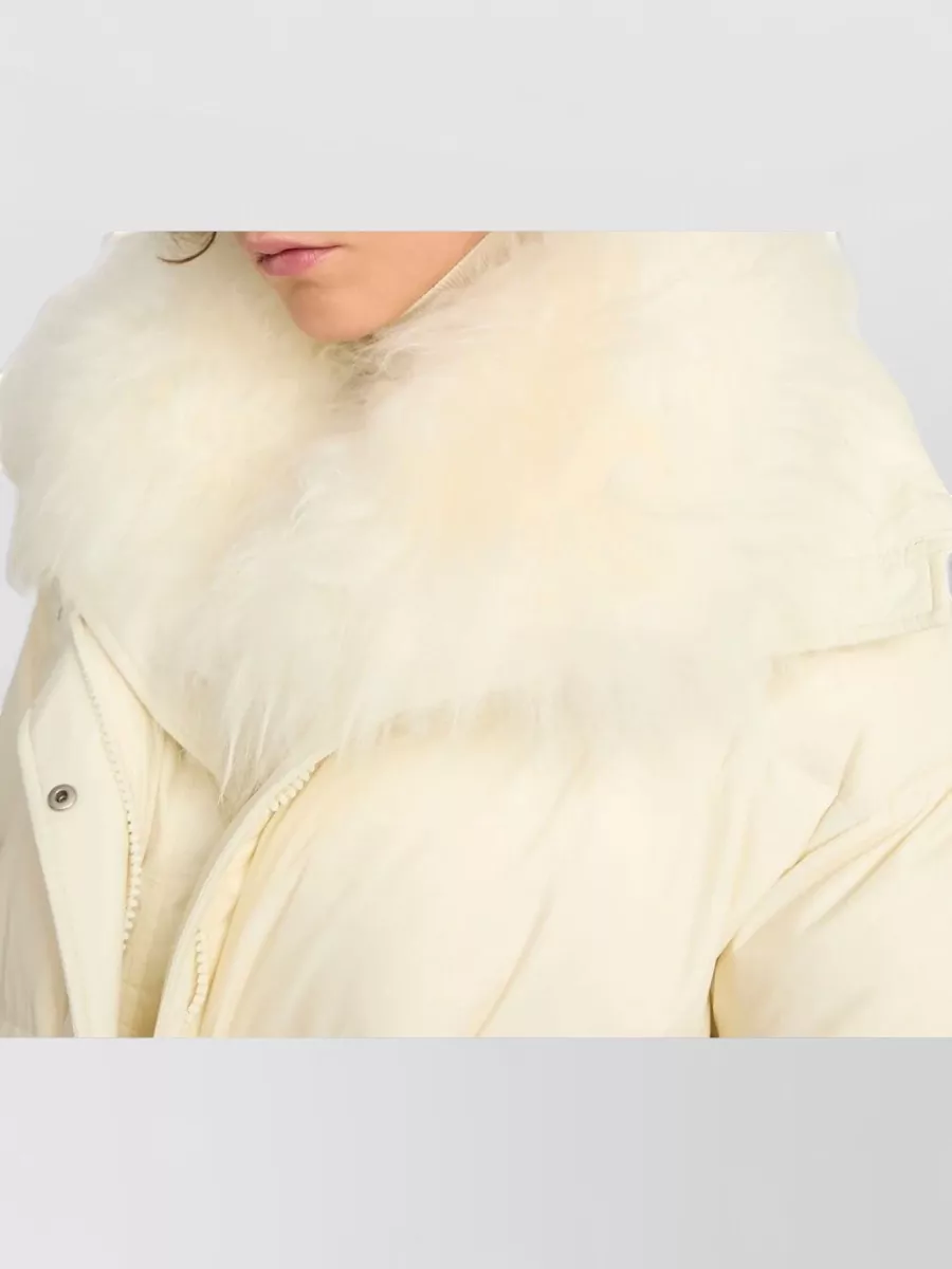 Yves Salomon Army Collection Mid Length Down Jacket