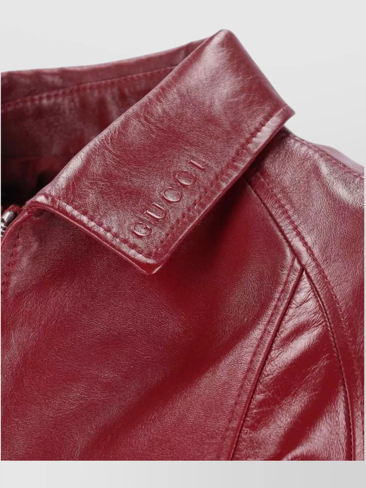 Gucci Collared Design Jacket With Elasticated Hem