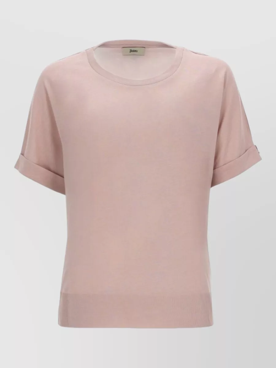 Herno striped crew neck short-sleeve t-shirt