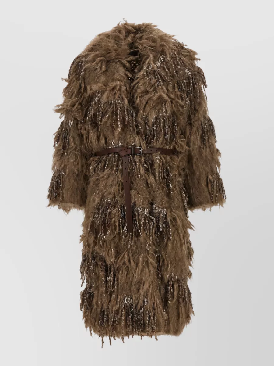Brunello Cucinelli mohair wool long cardigan