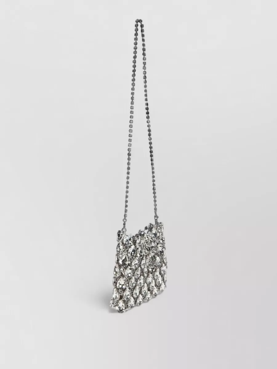 Self-Portrait Diamante Mini Crystal Shoulder Bag
