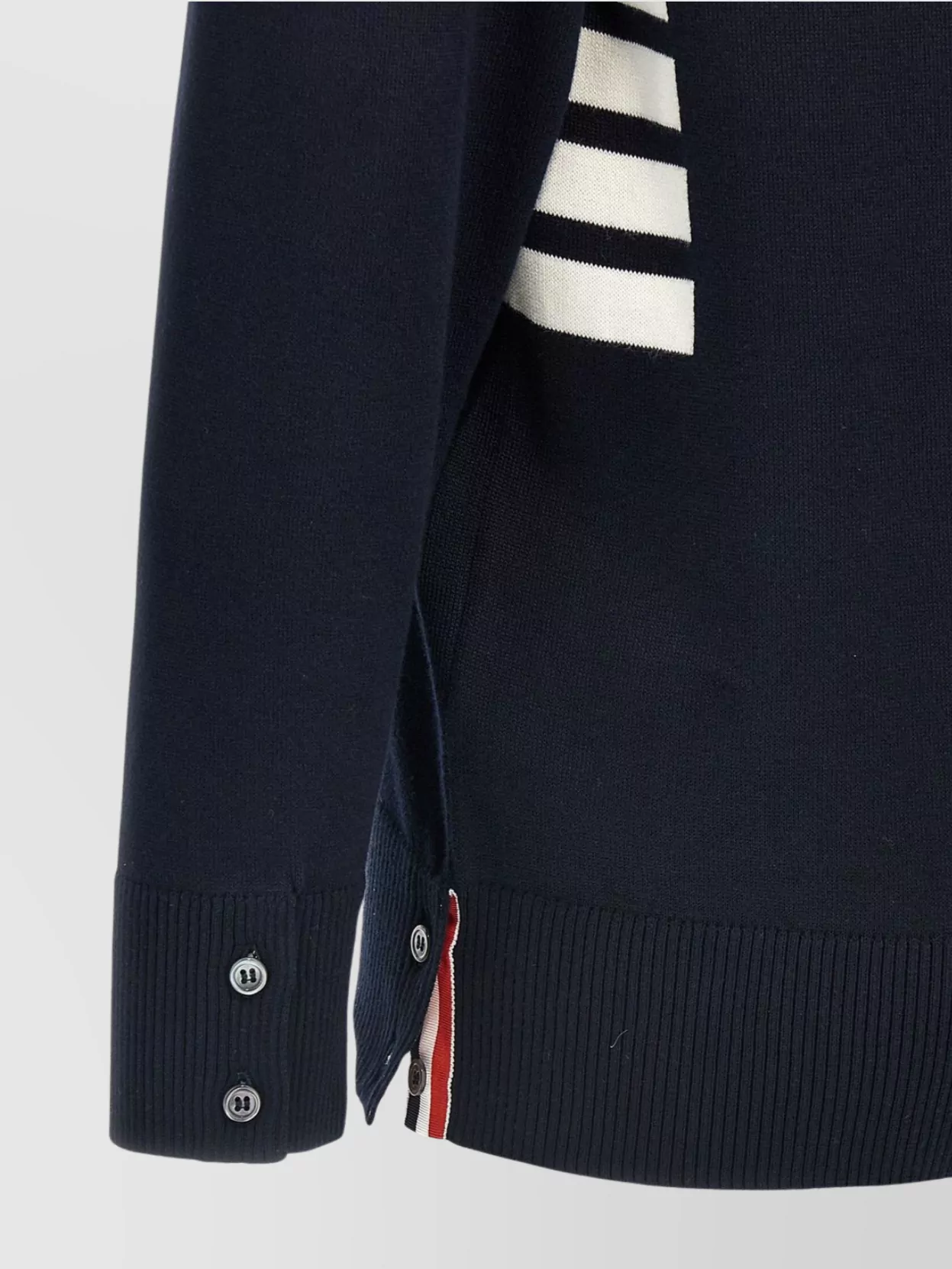 Thom Browne V-Neckline Cardigan Front Pockets