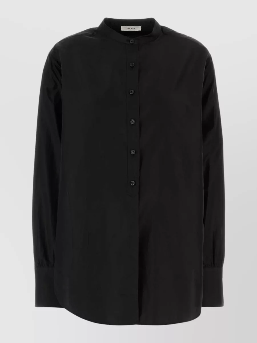 The Row silk lula blouse