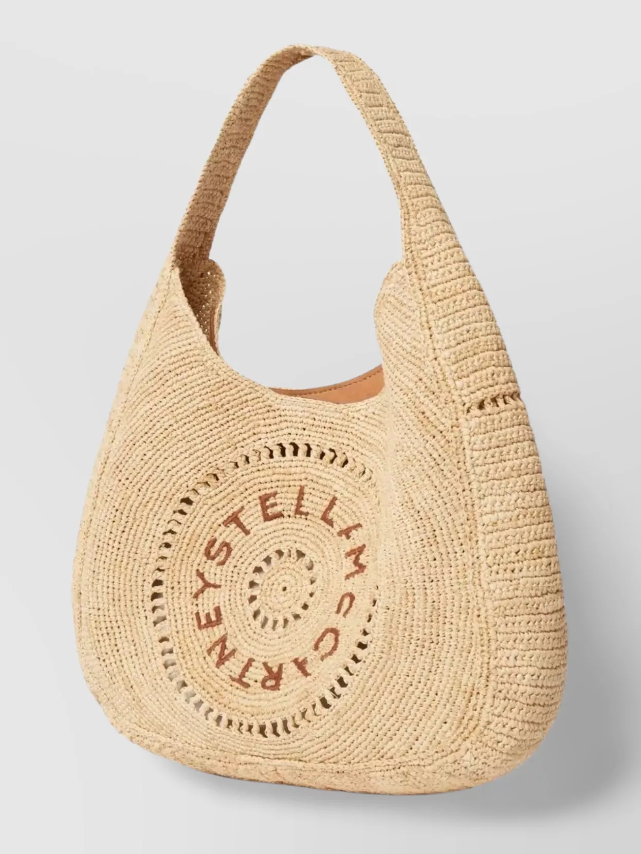 Stella Mccartney Summer Loving Hobo Bags With Perforated Detailing