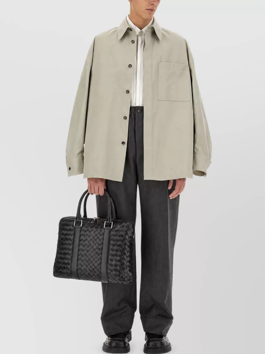 Bottega Veneta Cotton Twill Overshirt
