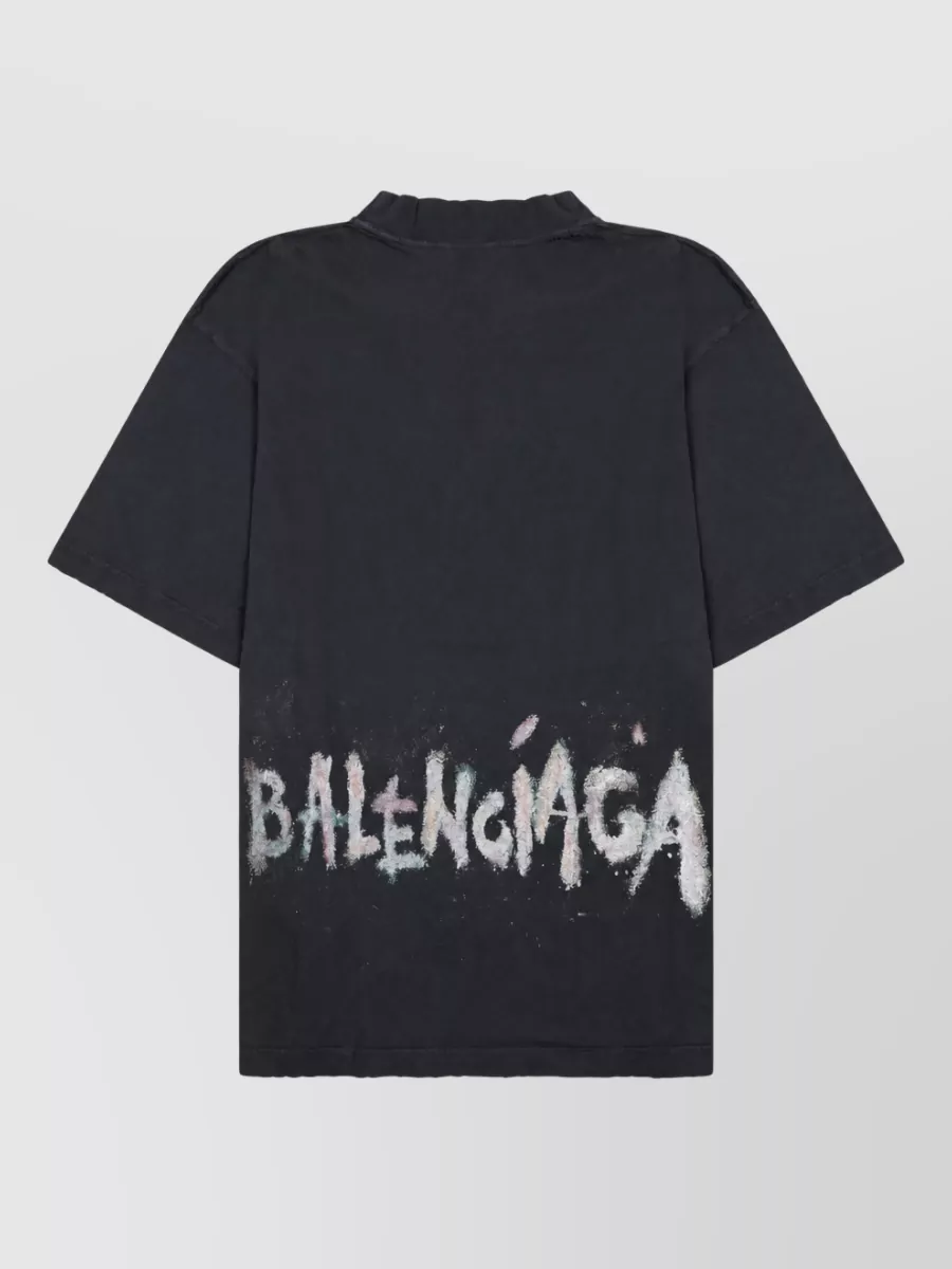 Balenciaga Medium Fit Logo T-Shirt