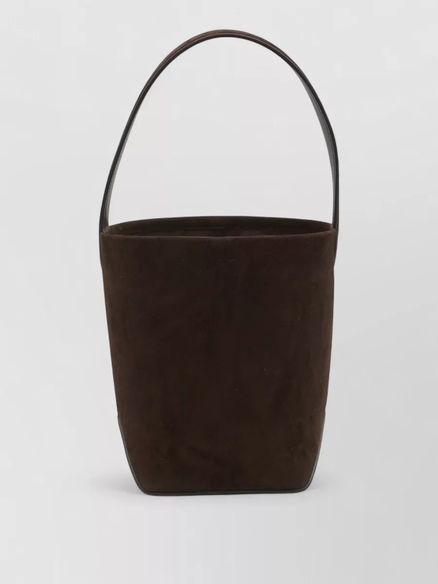 The Row Suede Leather Small Tote Bag
