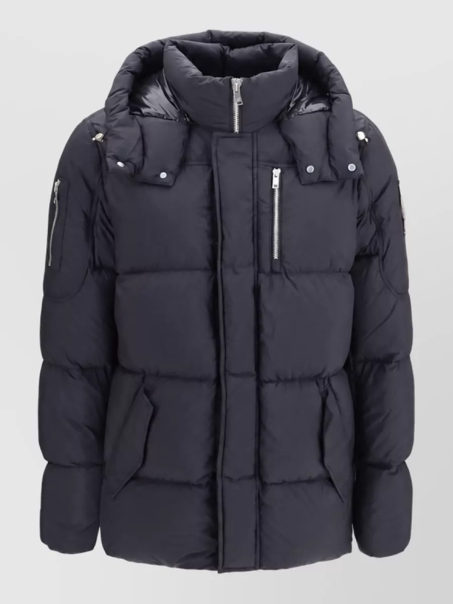 Moose Knuckles nylon quilted puffer coat