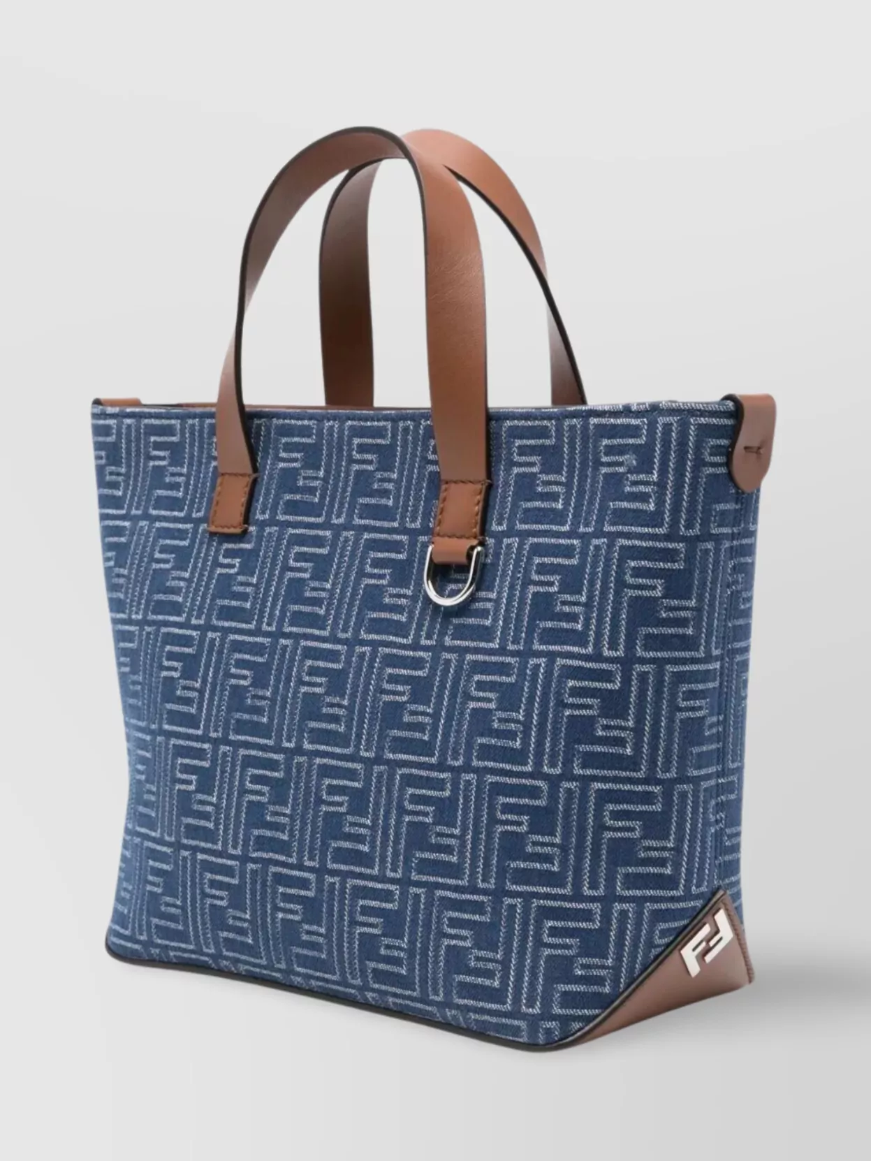 Fendi Logo Pattern Small Tote Bag