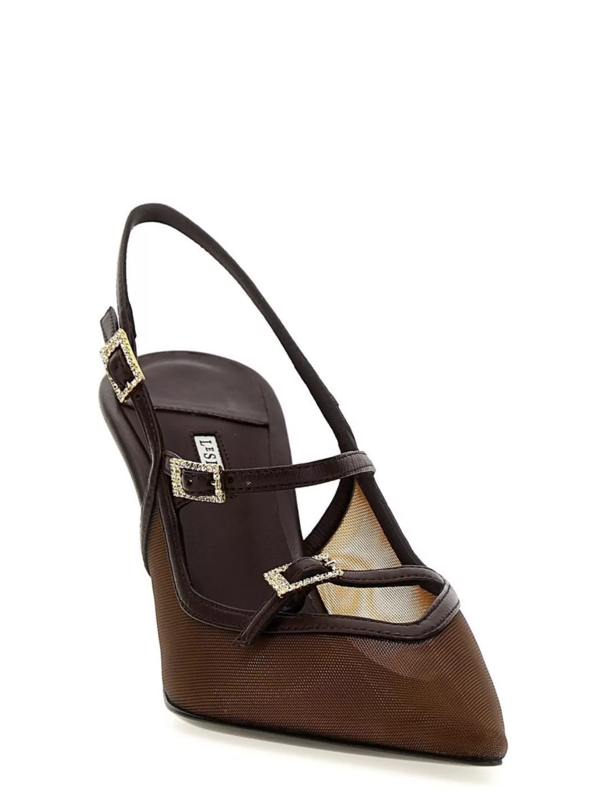 サンダル・ミュール LE SILLA 'Morgana' slingback Le Silla 'morgana' slingback pumps featuring mesh detailing