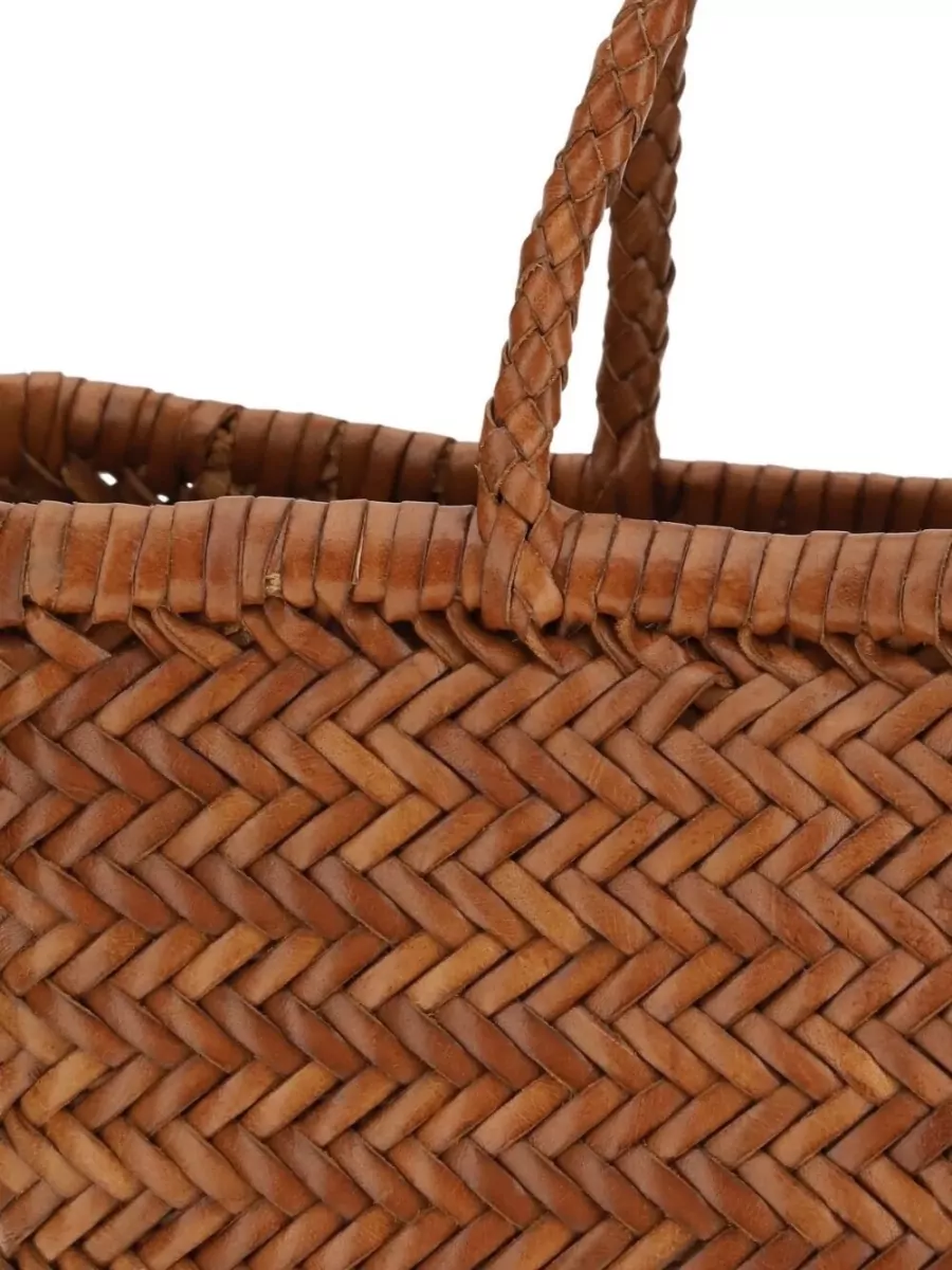 Dragon Diffusion Mini Flat Gora Leather Beach Bag