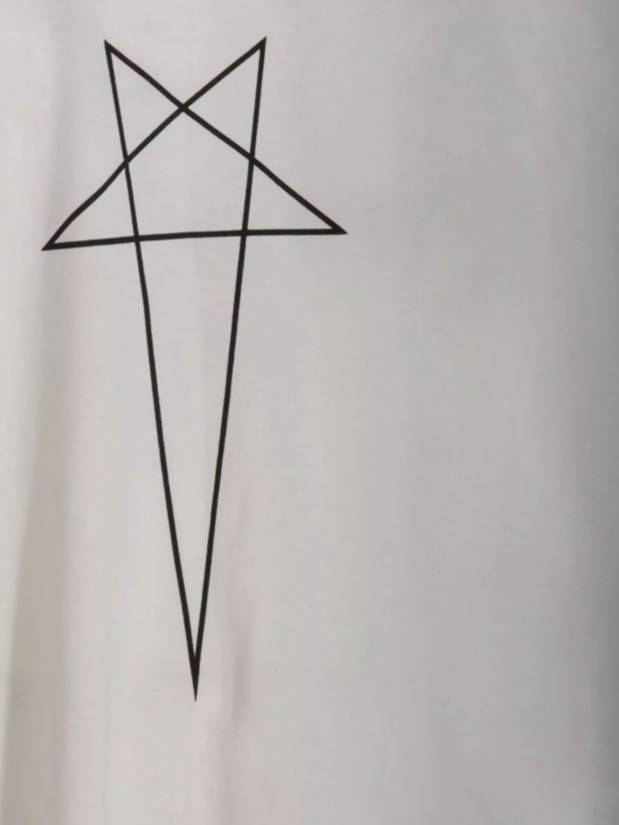 Rick Owens Drkshdw Graphic Print Loose Fit Short Sleeve Top In White