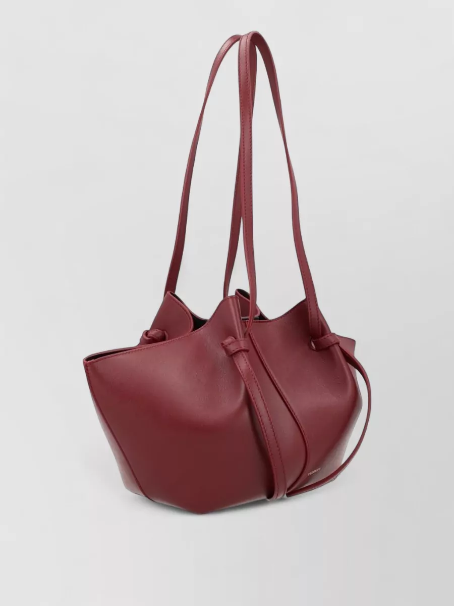 Yuzefi Mochi Smooth Leather Bucket Bag