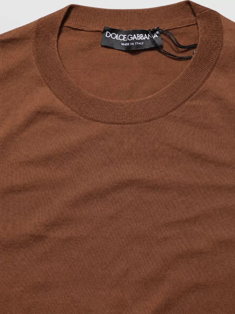 Dolce&Gabbana Cashmere Crew Neck Sweater