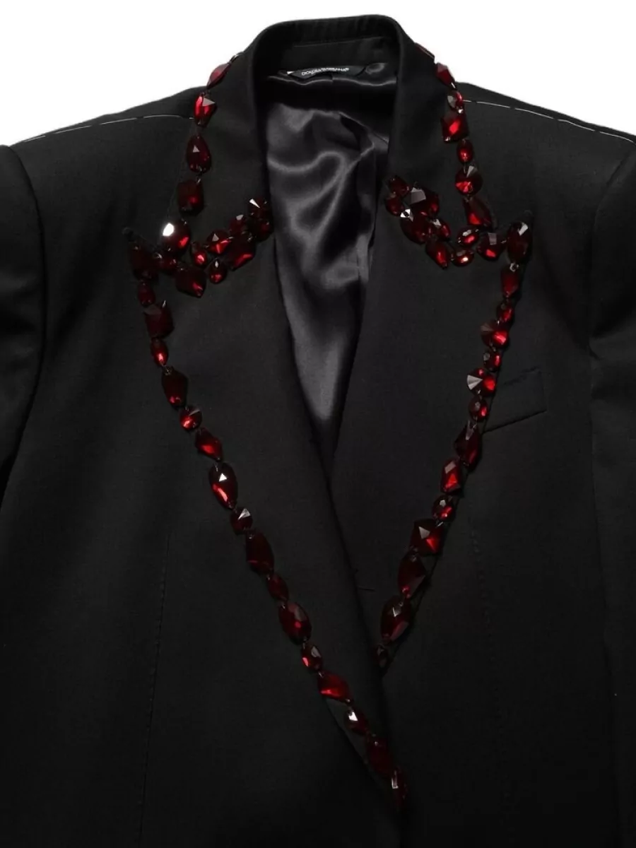 Dolce&Gabbana Crystal Embellished Blazer