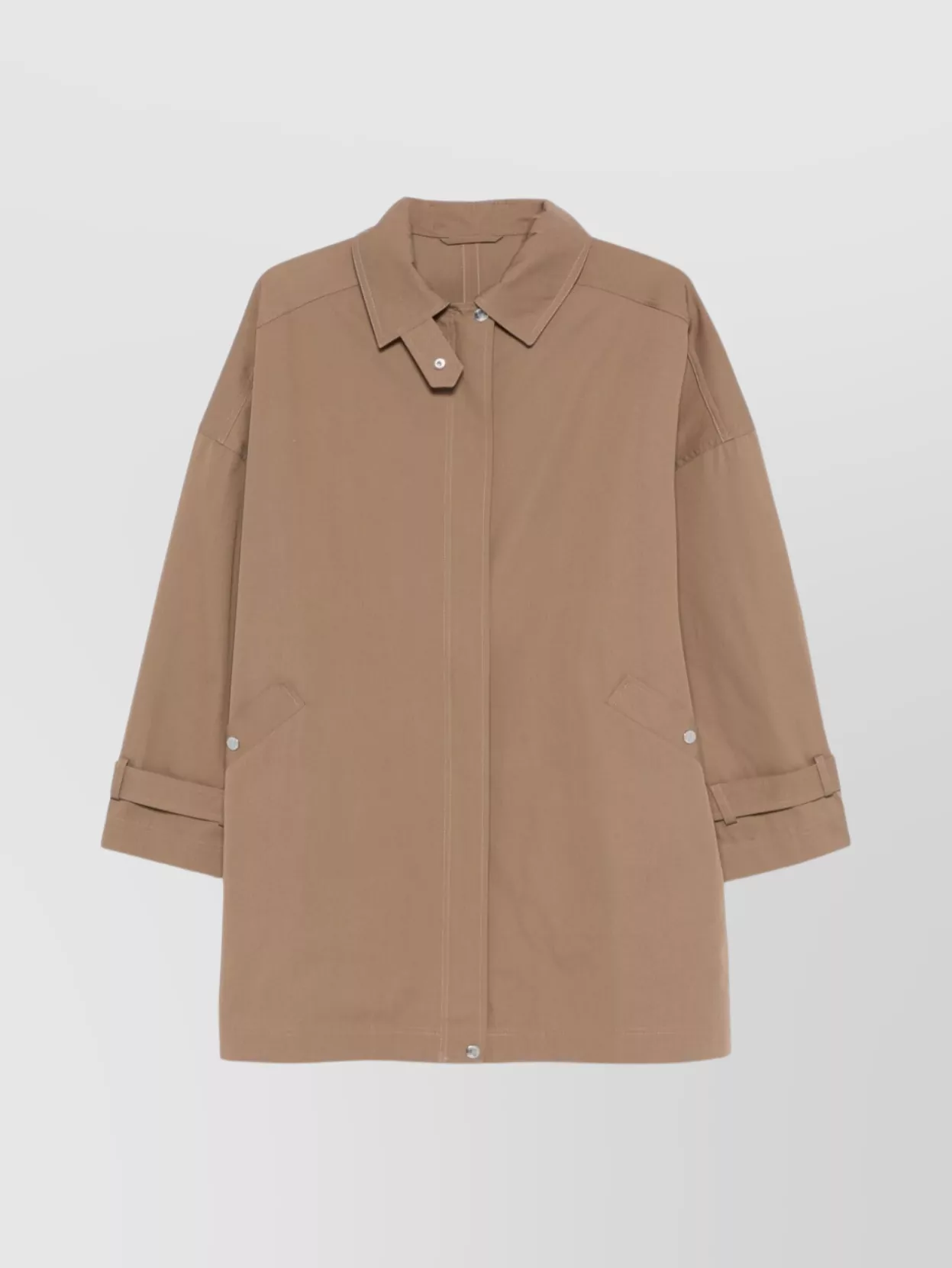 Totême Oversized Trench Coat In Organic Cotton