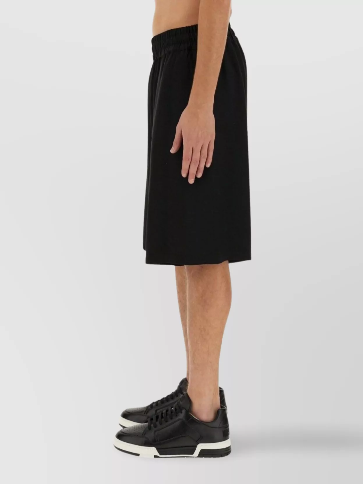 Moschino Logo Knee Length Bermuda Shorts