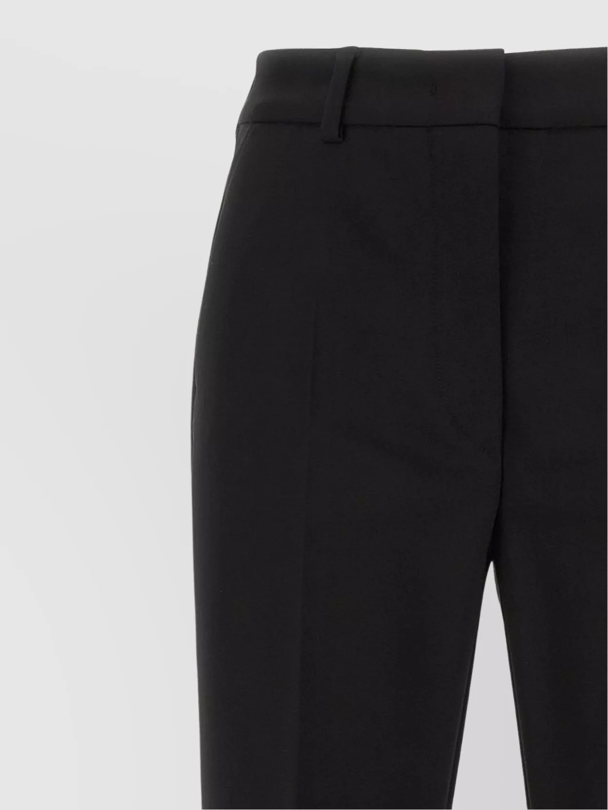 Sportmax Trousers Featuring Back And Side Pockets In Black