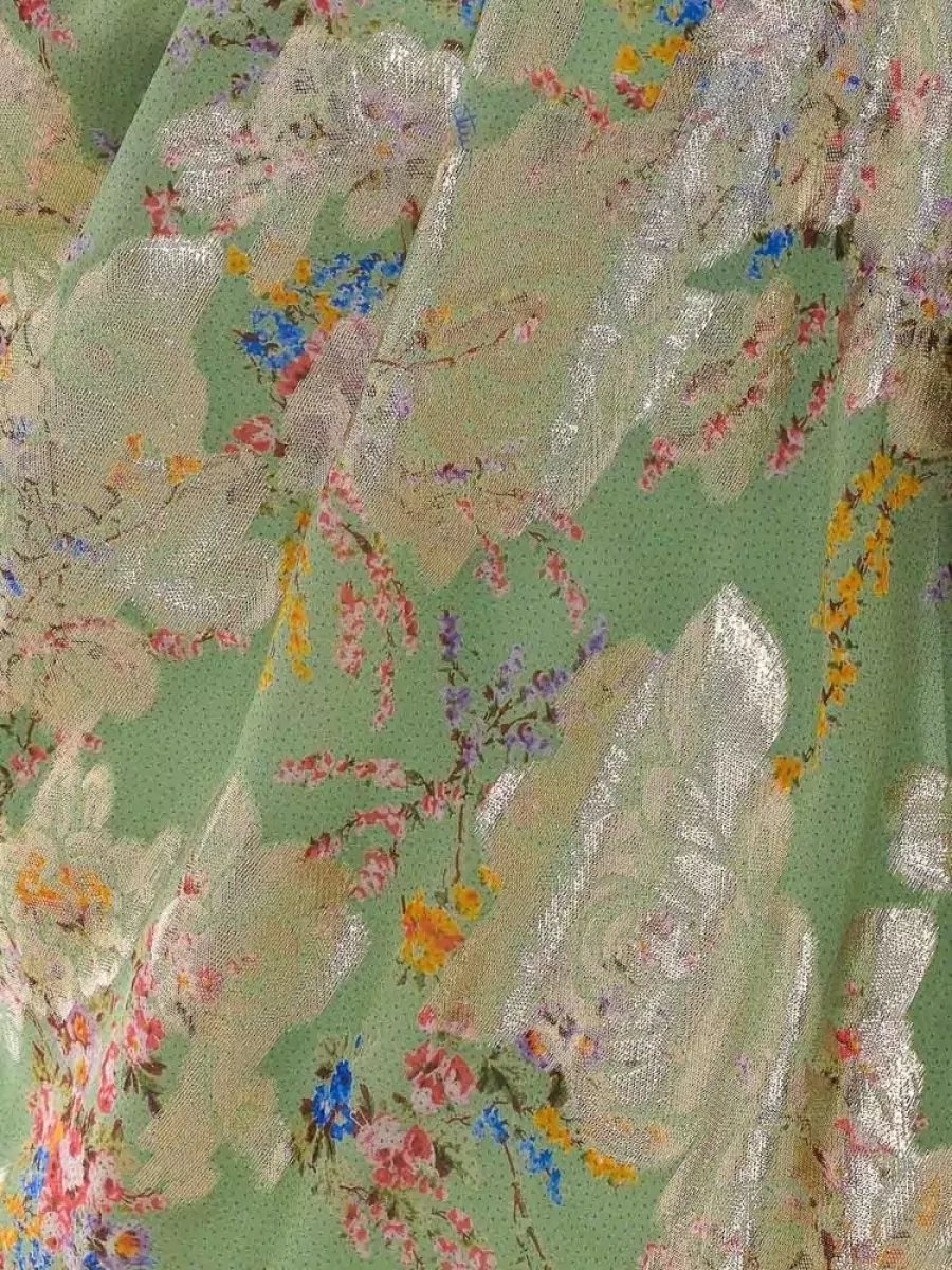Valentino Garavani Silk Printed Mini Dress