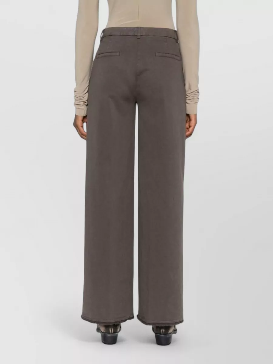 Via Masini 80 Cotton Wide-Leg Trousers