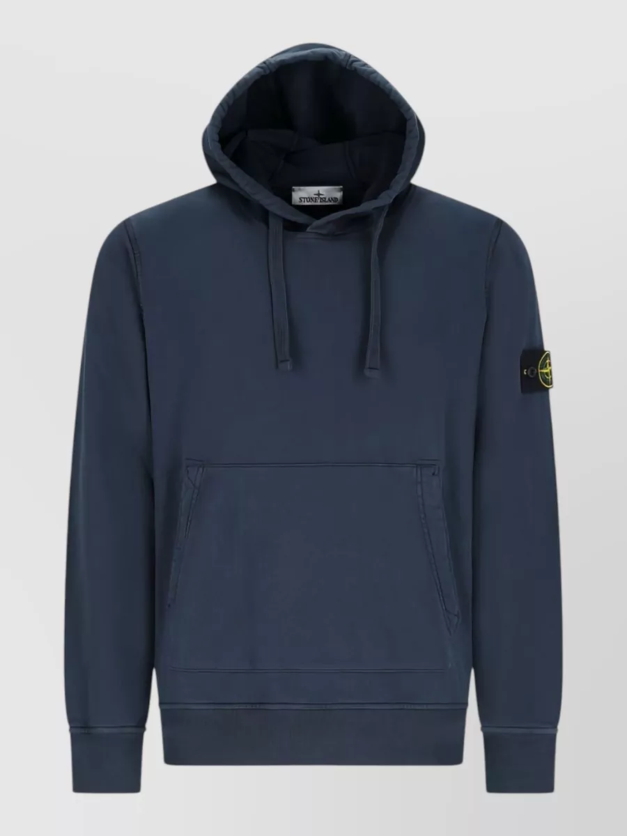 Stone Island Cotton regular-fit hooded sweatshirt