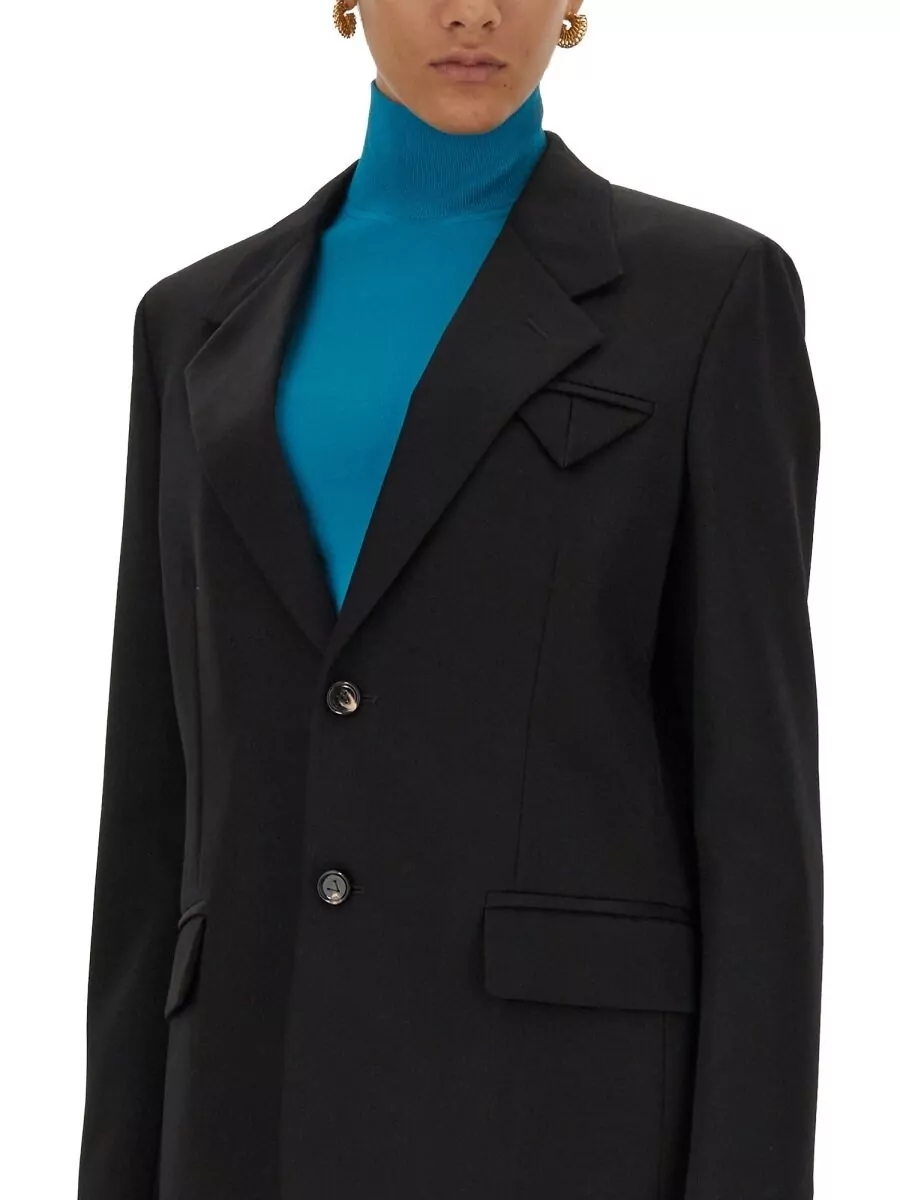 Bottega Veneta Wool Single-Breasted Blazer