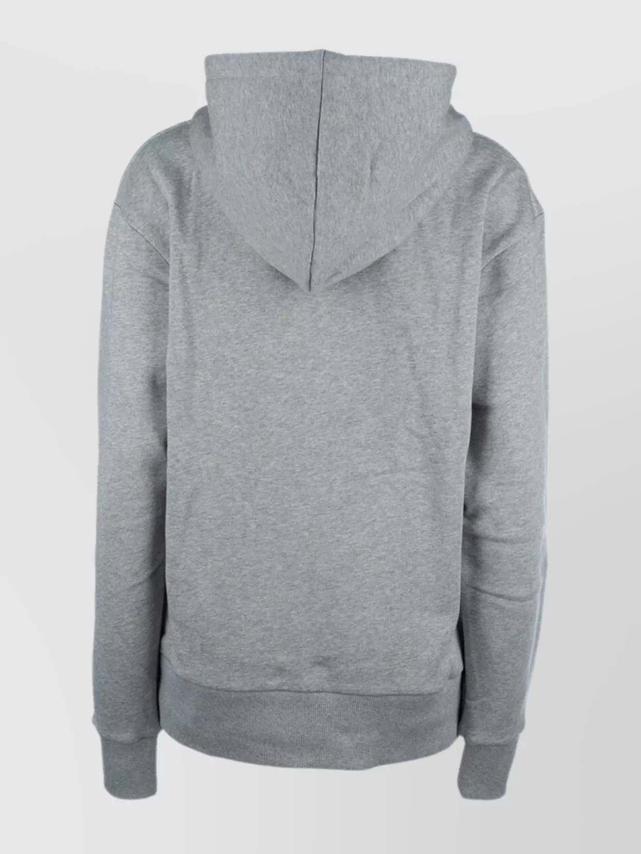 Jw Anderson Graphic Print Hooded Knitwear Drawstring In Gray