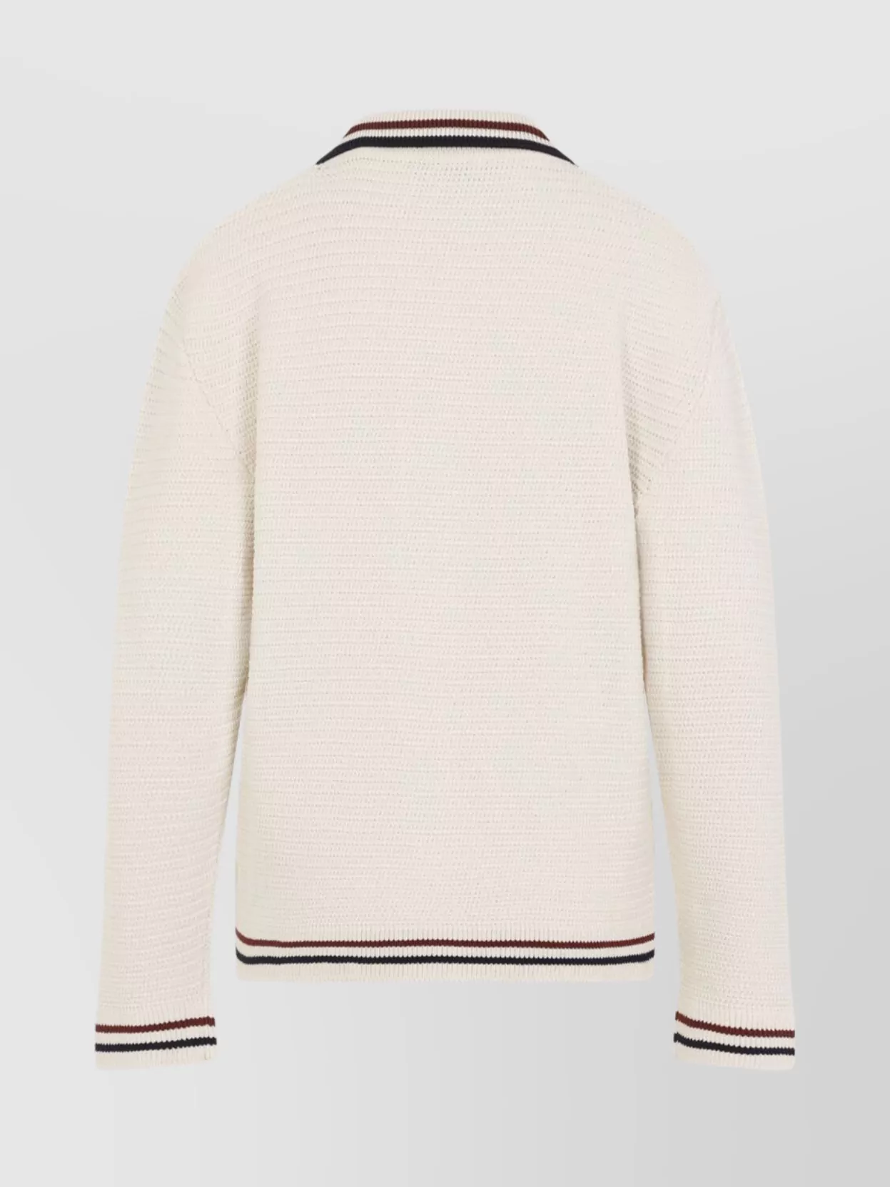 Miu Miu Cotton Cardigan Stripes Detail