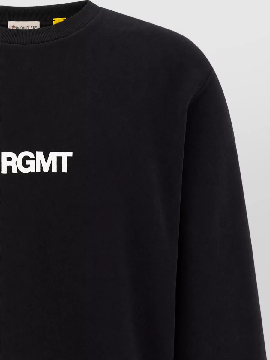 Moncler Genius Oversized Cotton Logo Print Sweatshirt
