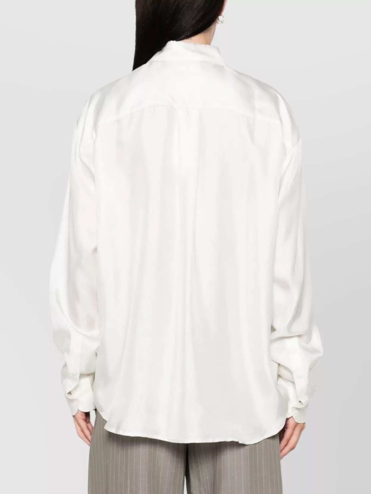 Pierre Louise Mascia Silk Shirt With Floral Print And Long Sleeves