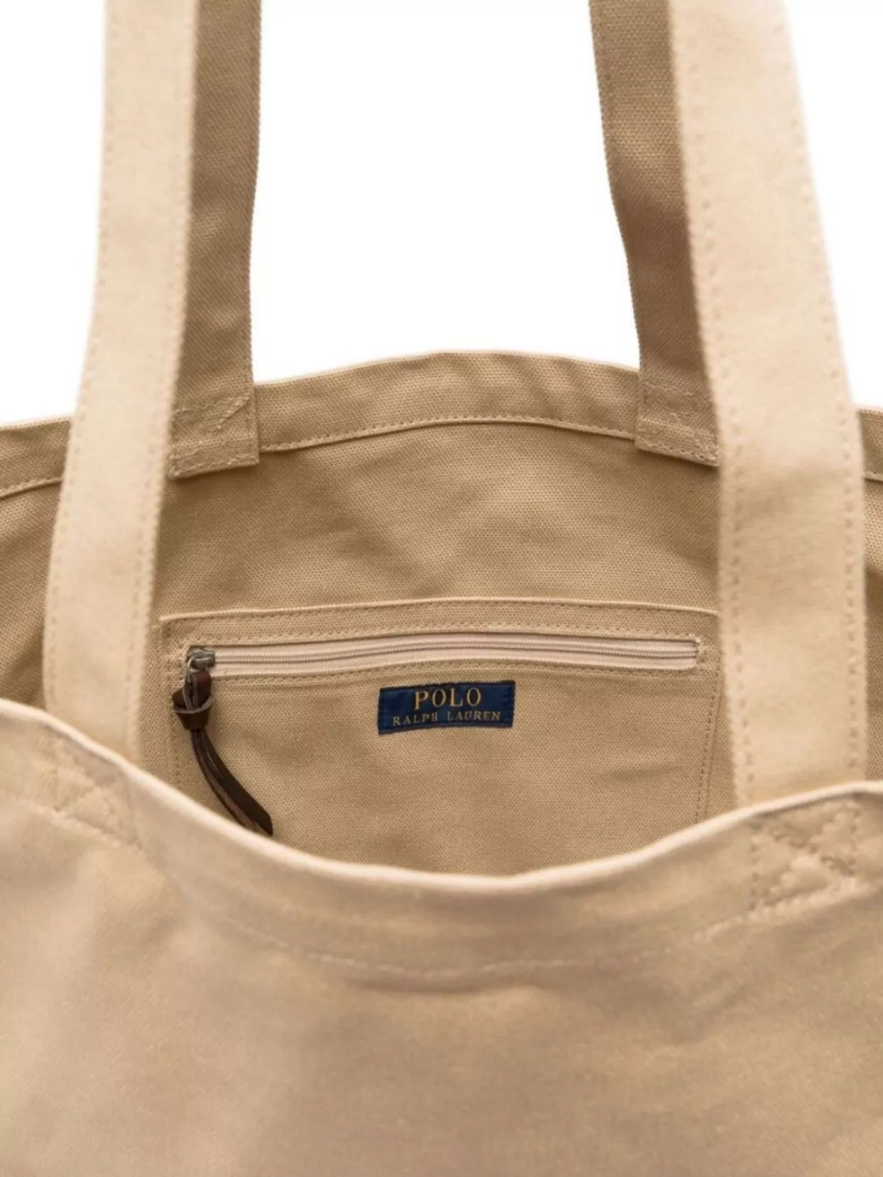 Ralph Lauren Logo Tote Bag With Dual Top Handles